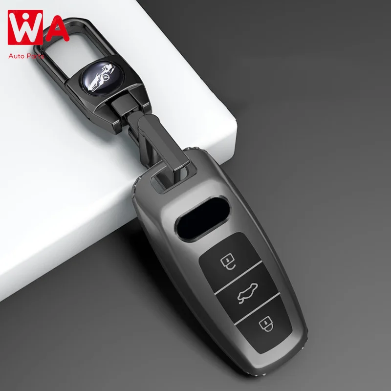 

Soft TPU Car Smart Key Case Cover Keychain Protection Shell Holder For Audi A6 A7 A8 E-tron Q5 Q8 C8 D5 Auto Styling Accessories