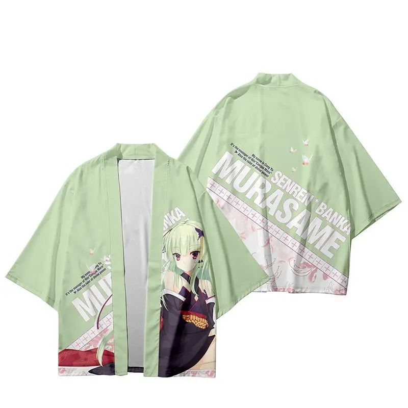 ملابس شين سينمان هانا يوزوكي أساهااتا يانو كوس يوكاتا وكيمونو للرجال والنساء من الجيل الثاني ملابس عصرية للألم #5