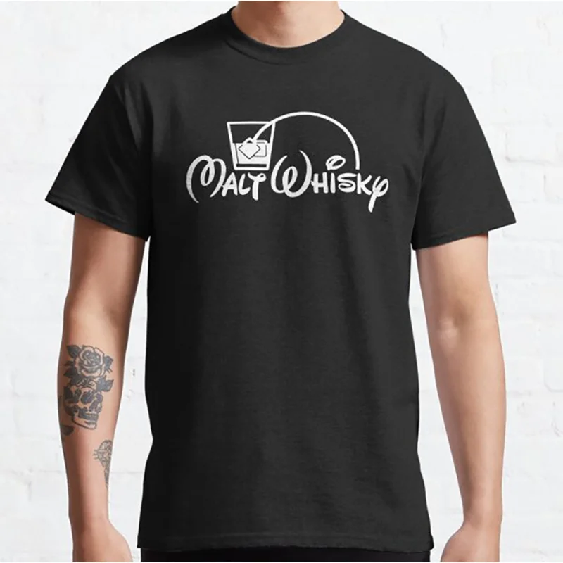 

Malt Whiskey The Most Magical Drink Funny Gift t shirt for men100% cotton printed Graphic clothes 0524 Large size tops S-6XL