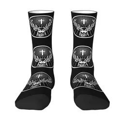 Custom Cute Printing Jagermeisters Socks for Men Women Stretch Summer Autumn Winter Crew Socks