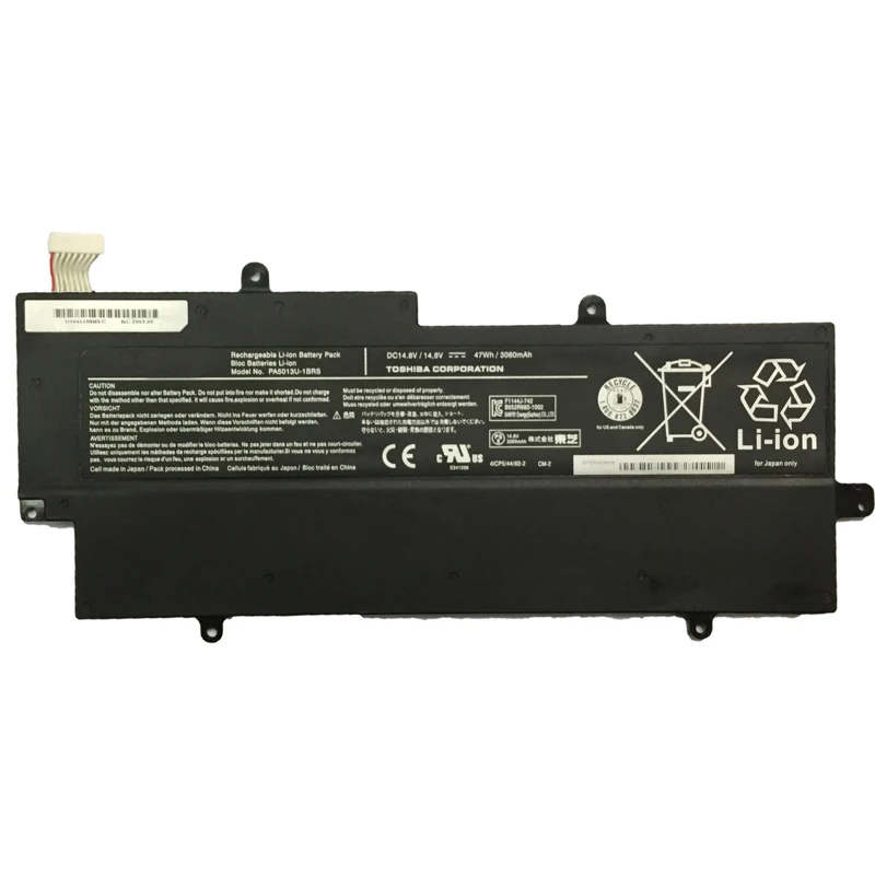 

PA5013U-1BRS PA5013U Laptop Battery for Toshiba Portege Z830 Z835 Z930 Z935 Series Ultrabook PA5013 14.8V 47Wh/3060mAh 8 Cells