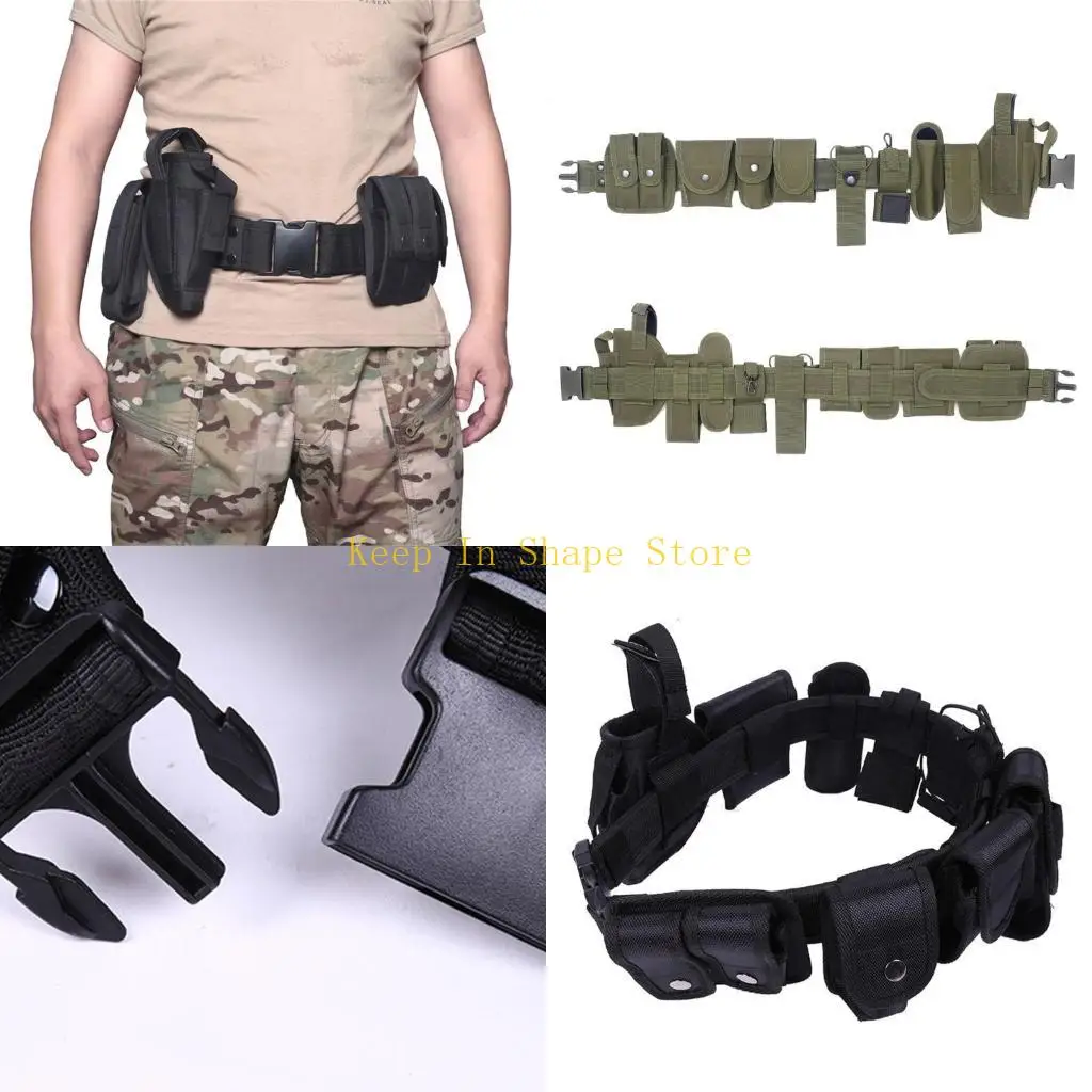 

U1JC Регулируемый нейлоновый ремень талии несколько карманных прявок быстрого выпуска для охоты