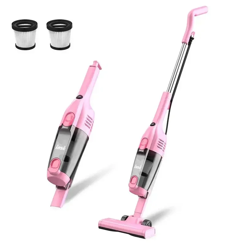 

INSE R6X Corded Vacuum Cleaner, 15KPa Suction with 600W Motor Stick Vacuum, Ultra-Lightweight Bagless Upright Vacuum