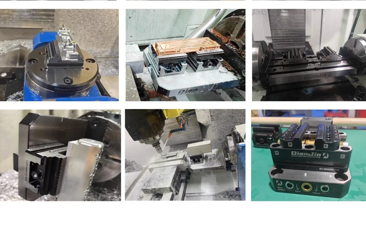 4軸および5軸クランプ-セルフセンタリングバイス-前後クイッククランプ-2インチ-3-4-5-6-7-8インチ