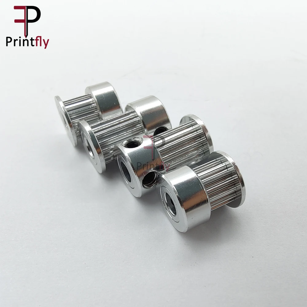 Printfly 2GT 16ฟัน GT2 Timing Pulley 2M กว้าง6/9/10/15มม.Bore 3.17/4/5/6/6 35มม.สำหรับ2GT สำหรับ Linear รอก