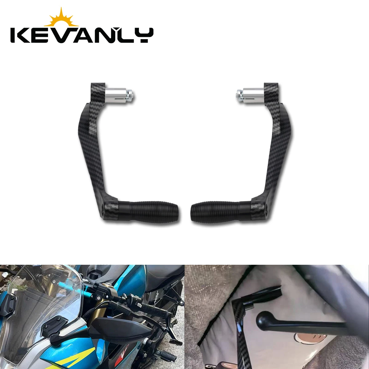 Motorcycle Universal Hand Guard Handguard Carbon Fiber Motocross Grip Protection Covers Modification Accessories