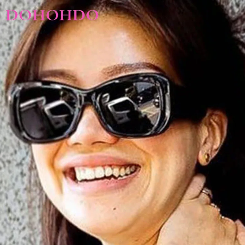 

Fashion Cat Eye Thick Frame Personality Summer Women's Sunglasses Men Sunglass Drive Outdoor Sports Goggles Shades UV400 Lentes