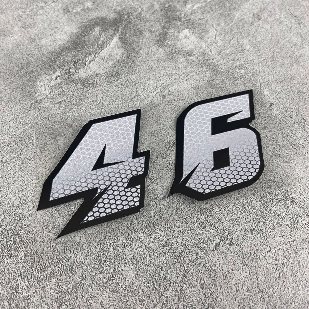 1PC 0123456789 Funny Honeycomb Style Number Motorcycle Stickers Motorbike Fuel Tank Side Panels Scooter Helmet DIY Vinyl Decals image 2