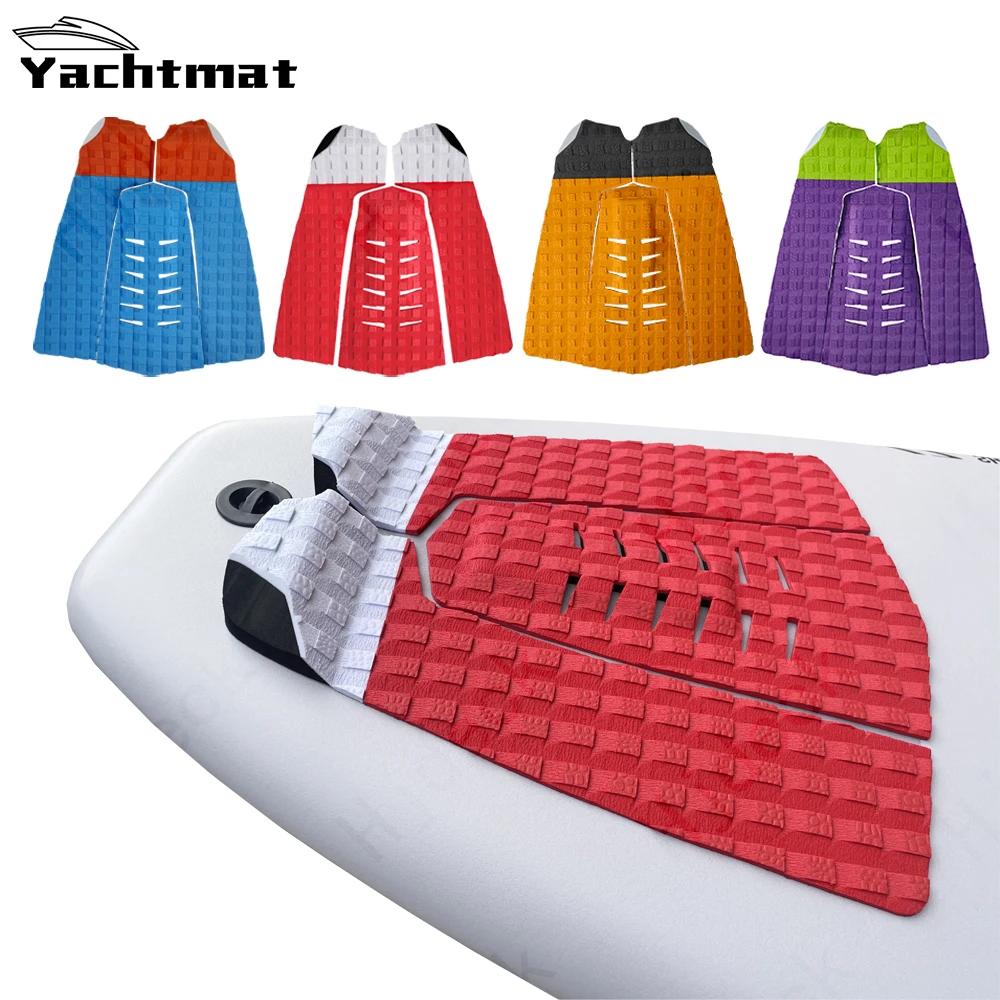 

EVA Foam Surfboard Orange 3M Adhesive Traction Pad SUP Deck Pads Anti-slip Grips Wholesale Surf Foot Tail Pads