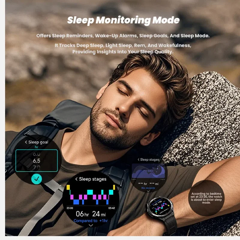 2026 novo 3atm à prova dwaterproof água natação relógio inteligente embutido gps bússola de fitness rastreamento hd bluetooth chamada 500mah smartwatch para homem