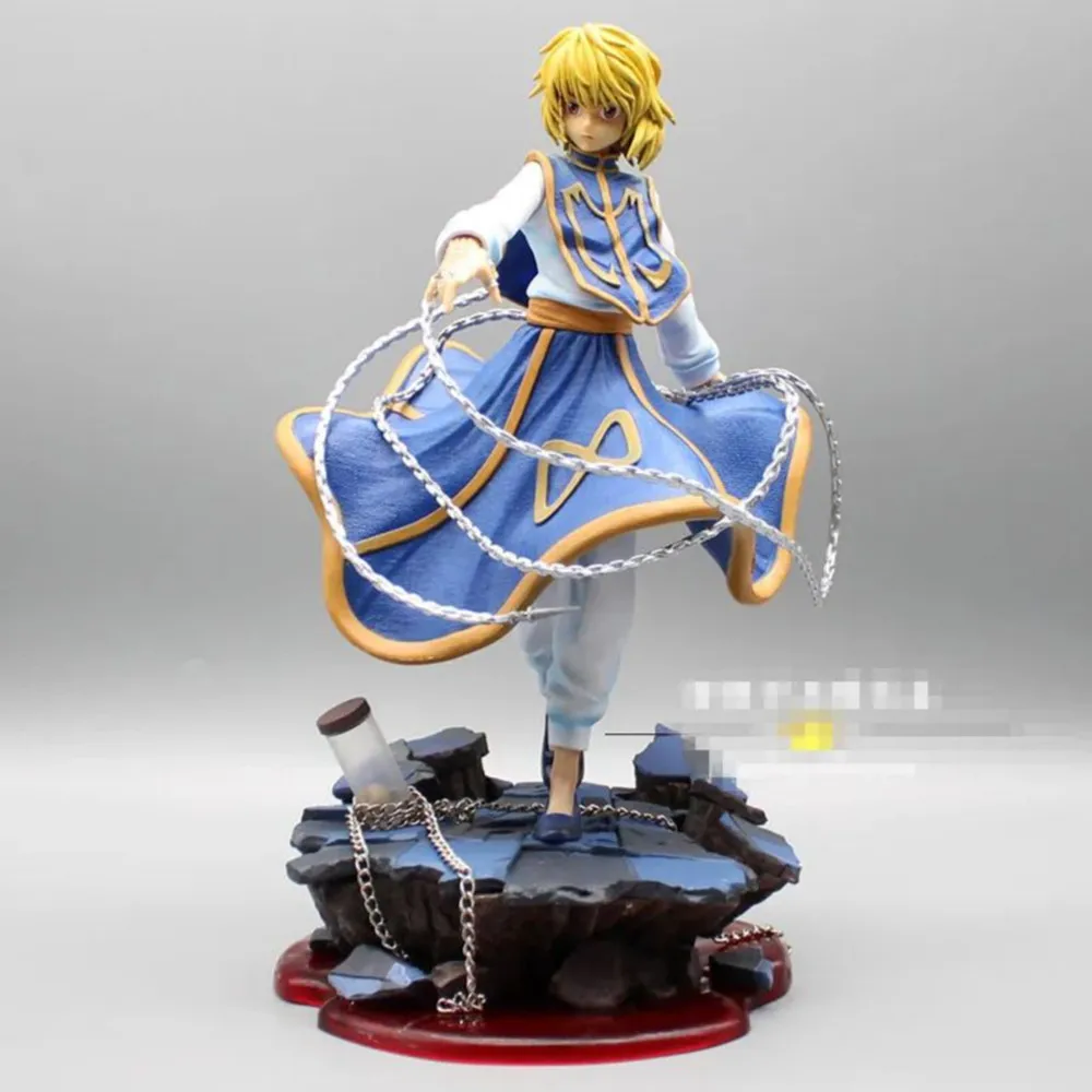 Anime GK 33cm Hunter x Hunter Kurapika Gon Freecss Killua Zoldyck PVC Action Figure Toy Game Statue Collection Model Doll