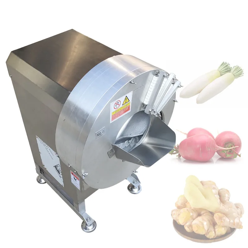 Automatic Vegetable Slicing Shredding Machine For Processing Hard Vegetables Potatoes Cucumbers Carrots Onion Slicing Machine