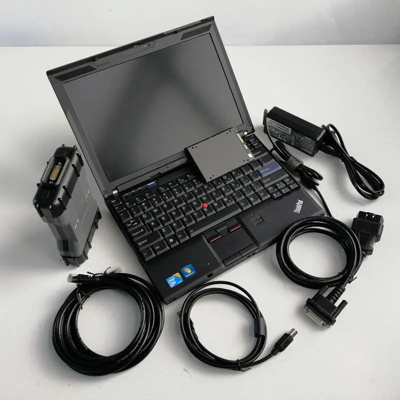 DOIP C6 VCI MB STAR C6 Used Laptop X201 I7 8G Auto diagnostis Car Tool Support DTS Vediamo code wis epc Ready to work