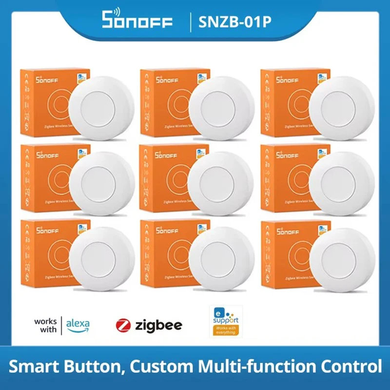 SONOFF SNZB-01P/SNZB-03 Zigbee 3.0 Motion Sensor Detector Smart Control Via eWeLink ZBBridge Required Work With Alexa Google