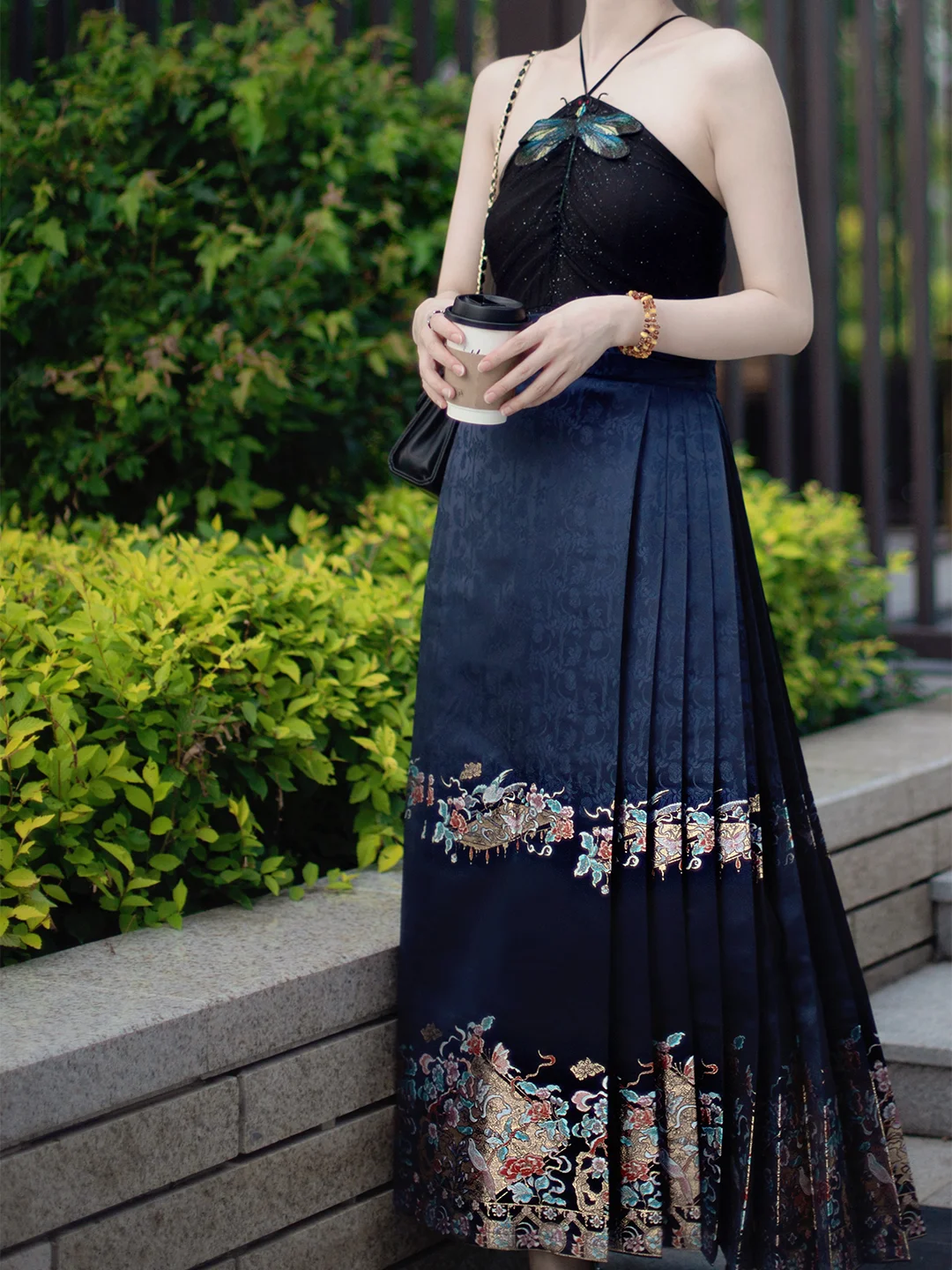 Hanfu Skirt Original Daily Improved Chinese Style Mamianqun Ming Dynasty Summer Commuting To Work Wearing Polyester