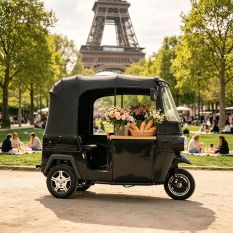 

2026 New Model Electric Cargo Tricycle 3 Wheel 72V 1500W Open Body 1000kg Capacity for Building Material Sale