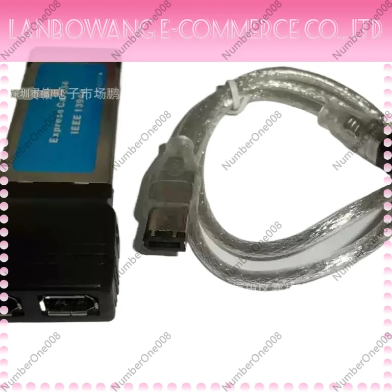 ExpressCard to 1394 Adapter for Laptop 2-Port IEEE 1394a FireWire 400 Card