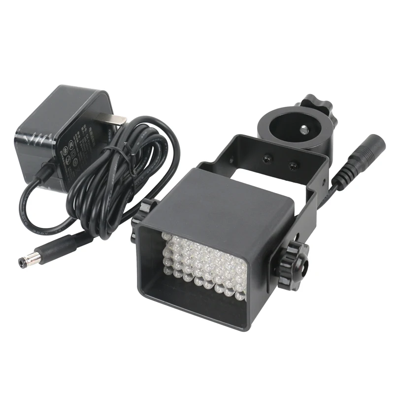 مصباح جانبي قابل للتعديل على شكل حلقة ، 61 مصباح LED ، 6000K-7000K ، مصباح إضاءة ، 110 فولت-220 فولت ، لمجهر ستيريو صناعي ، HDMI ، كاميرا فيديو USB