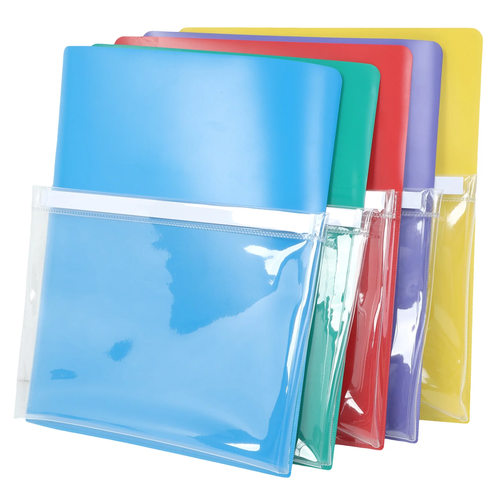 5 шт., прозрачный магнитный держатель для файлов из ПВХ, органайзер для документов, магнитный карманный Char для холодильника, офисные школьные принадлежности