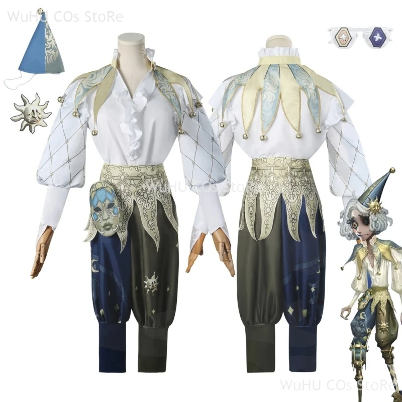 

Игра Identity V Clown Crying, униформа для косплея, шляпа, маска, любопытства моды, костюм для косплея, одежда для игр на Хэллоуин для мужчин и женщин