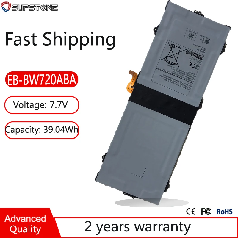 

EB-BW720ABA BW720ABE Аккумулятор для ноутбука Samsung Galaxy Book 12 SM-W727V W720 NP530XBB AA-PBMN2H0 XE520QAB,V2 XE521QAB,XE525QBB