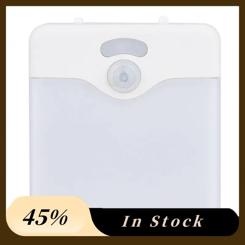 A60Z Top Motion Sensor LED Night Light Dimmable Lamp For Kids Room Energy Efficient Dusk To Dawn Sensor Stairway Lamp EU Plug