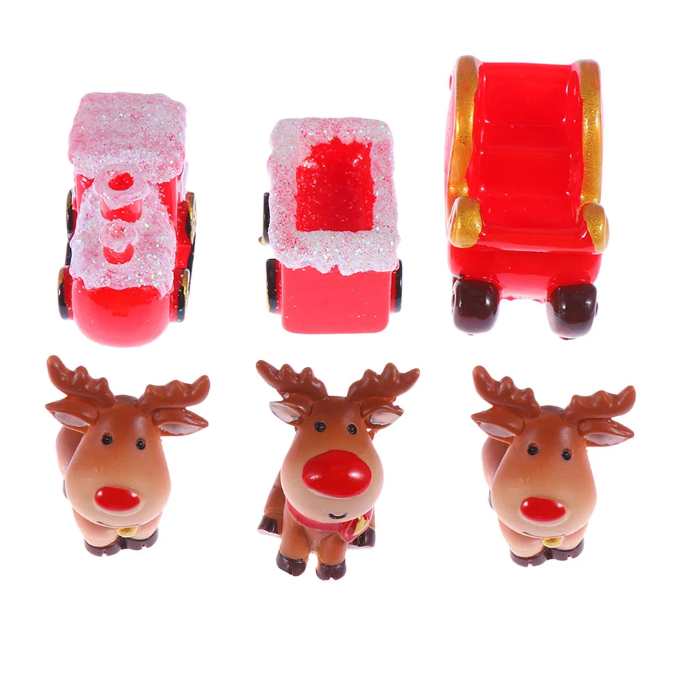 

Resin L Decor Miniature Christmas naments Desktop Micro L Resin Lanscape Decor Crafts Decoration Gifts