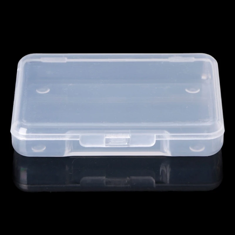 Organizzatore contenitori raccolta scatole immagazzinaggio trasparenti in plastica rettangolare