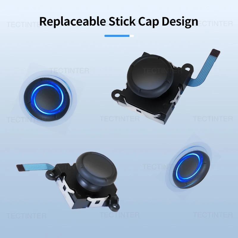 2/4 قطعة عصا التحكم البديلة ثلاثية الأبعاد لنينتندو سويتش Joycon تحكم التناظرية عصا الإبهام لملحقات أداة إصلاح التبديل لايت