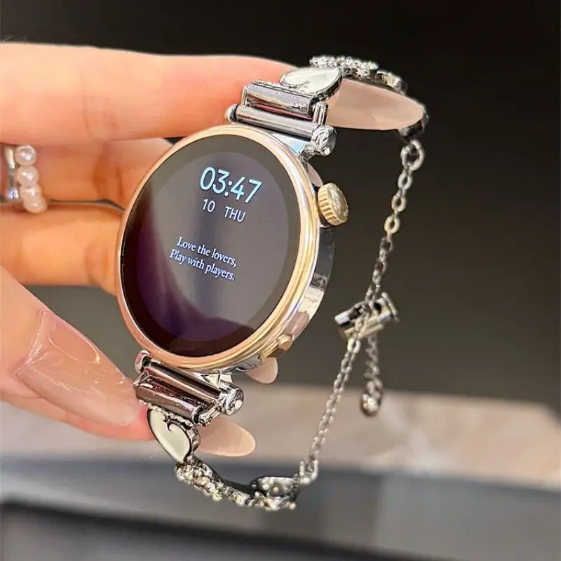 

Универсальный браслет с полым сердцем, подходящий для ремешков HW Watch Fit3/Fit4 и ремешка HW 8/9/10NFC, ремешки ручной работы