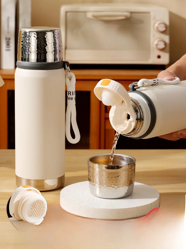 

Высококачественная термобутылка из нержавеющей стали для мужчин и женщин, чашка для заваривания чая с фильтром, новая версия 2026 года, посуда для напитков