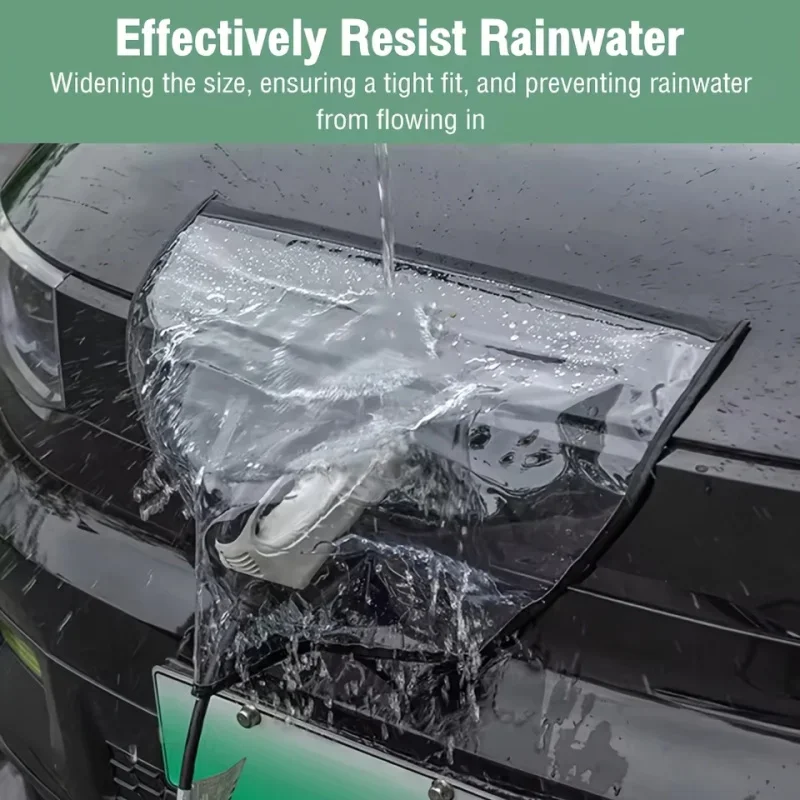 

Universal Electric Car Energy Car Charging Rain Cover Outdoor Charging Gun Waterproof Dustproof Auto Rain Snow Cover Accessories