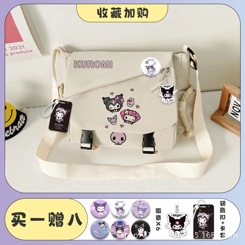 Sanrio New Clow M Lightweight Tote Cute Cartoon Large Capacity Casual Stain-Resistant Single-Shoulder Bag