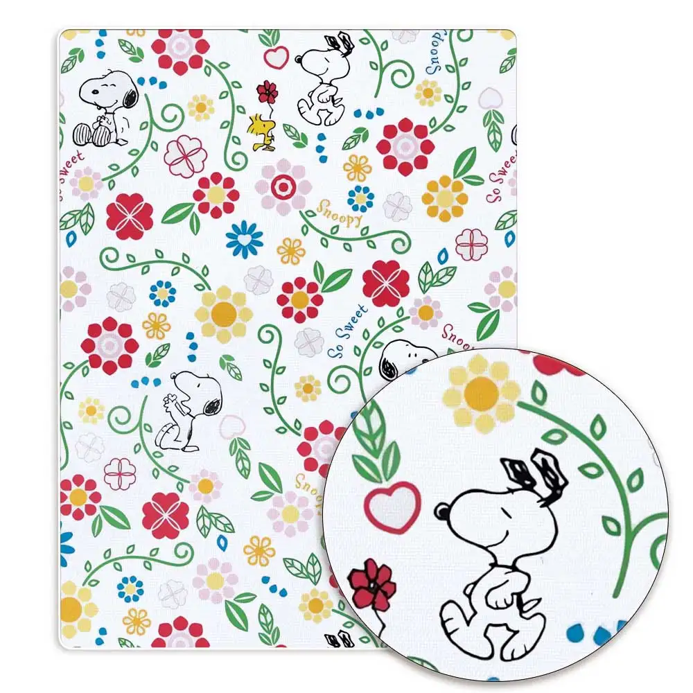 Cartoon Stoff Heißer DIY140*50cm Handgemachte Nähen Patchwork Quilten Baby Kleid Hause Blatt Gedruckt Stoff Stoff Nähen kinder Fabri