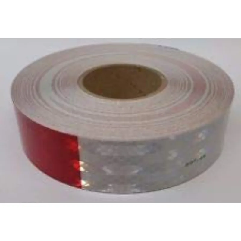 

3M Reflective Tape 11" Red/7" White Pattern 913 Series 2"x150' RL DOT (Kiss Cut)