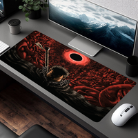 Guts sword in berserk 90x40cm Big Thickened Mouse Pad Oversized Gaming Keyboard Notebook Table Mat for Teen Girls Bedroom