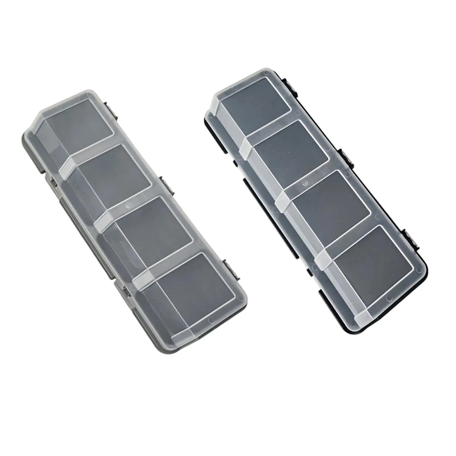 Components Screws Storage Bin Divided Container Multifunctional with Lid with 4 Compartment for Repairs, Jewelry Making