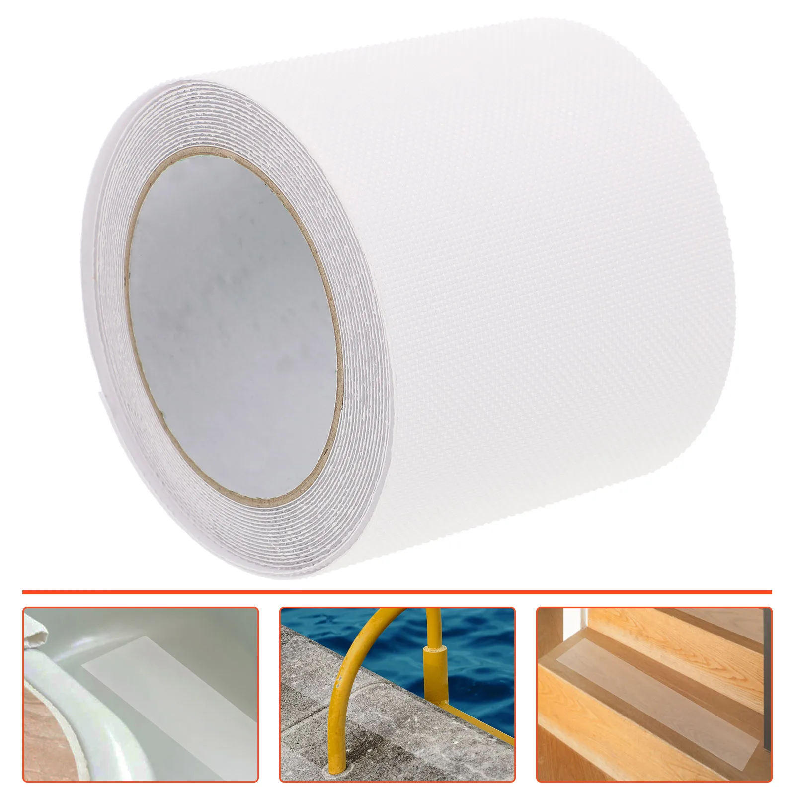 

Adhesive Anti-Slip Strip 1 Roll Floor Anti-Skid Tape Non-Slip Sticker Waterproof Peva Material Easy Paste Remove Bathroom Shower