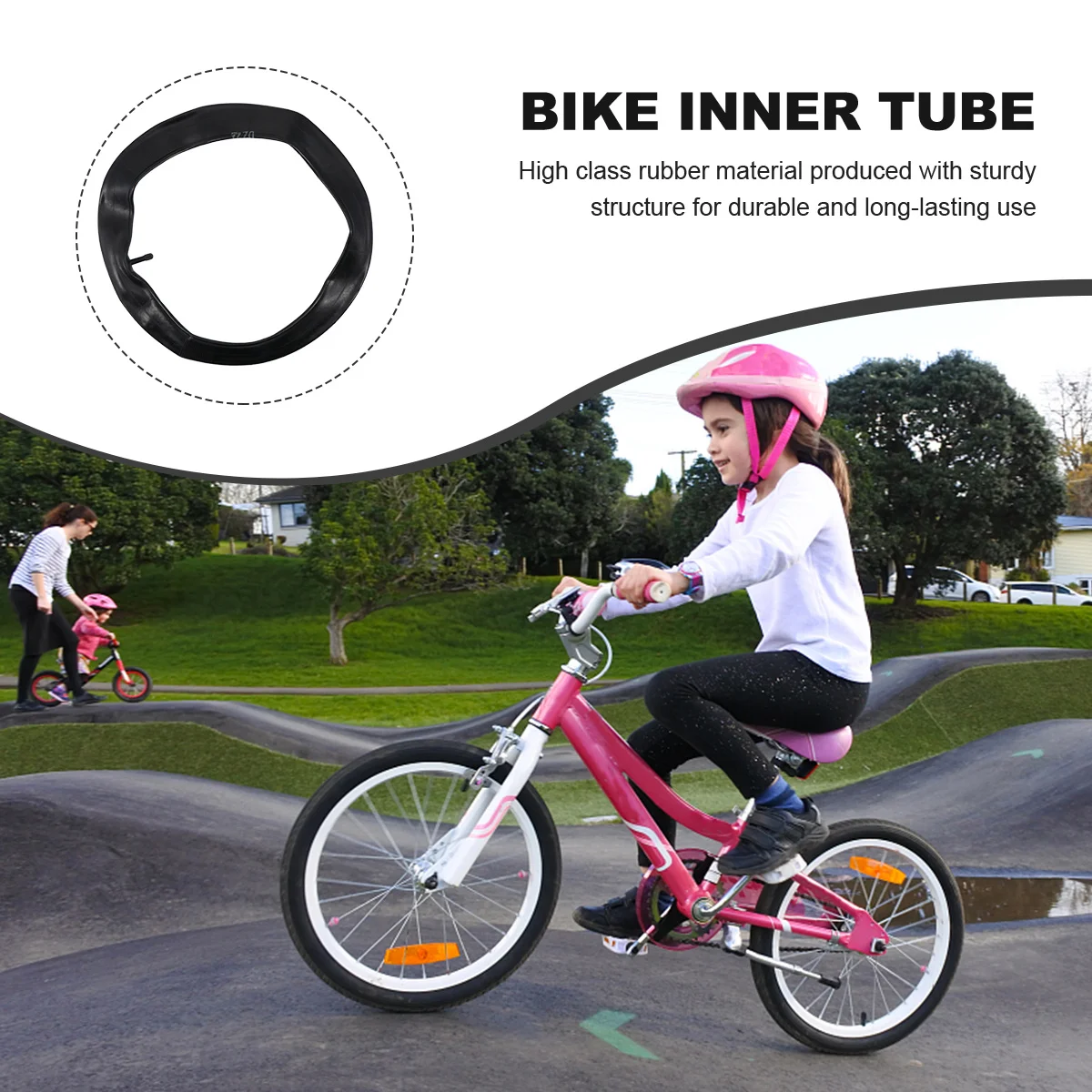 

4pcs Inner Tubes Replacement Kit Durable Wear Resistant Long Lasting Valve Compatible With Bike Road Bike Puncture