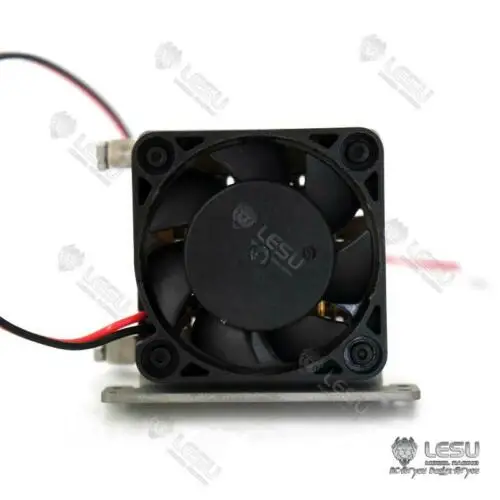 Lesu 1/14 sistema hidráulico de refrigeração de metal aparelho radiador a para diy caminhão basculante modelo peças de brinquedo th15859