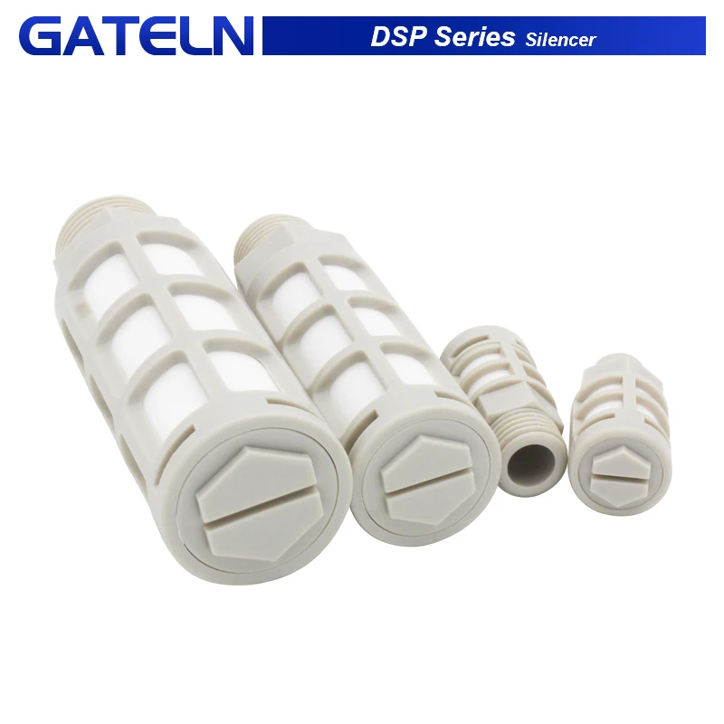 10pcs/lot DSP muffler Solenoid Valve Exhaust Absorb Noise Reduce Filter Air quick exhaust 1/8