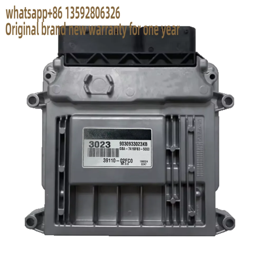 Unidade de controle eletrônico original da placa do motor 39110-02fc0 Ecu para Hyundai M7.9.8