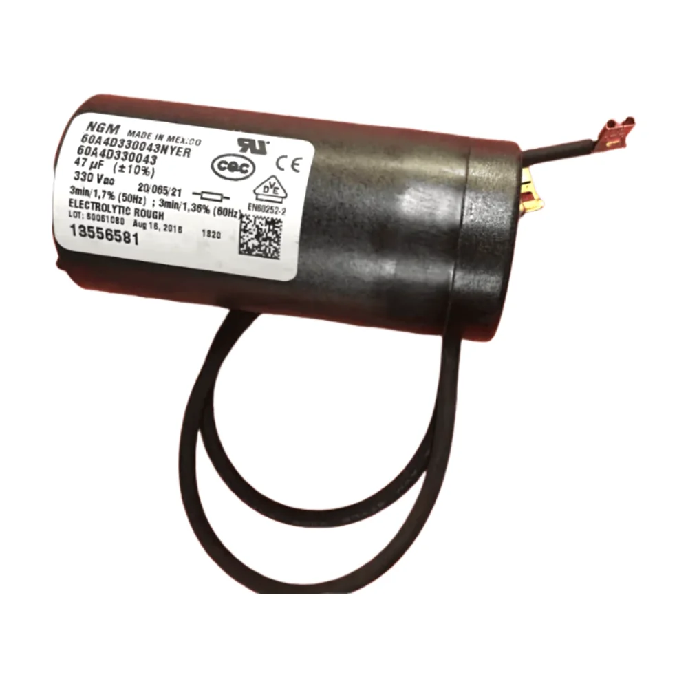 

Конденсатор пусковой для компрессора NGM 60A4D330043NYER 47uF 330VAC