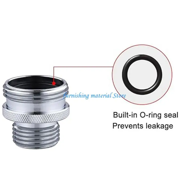 Y5GD 3Pcs Universals Copper Shower Head Converter Shower Arm Conversion Adapter