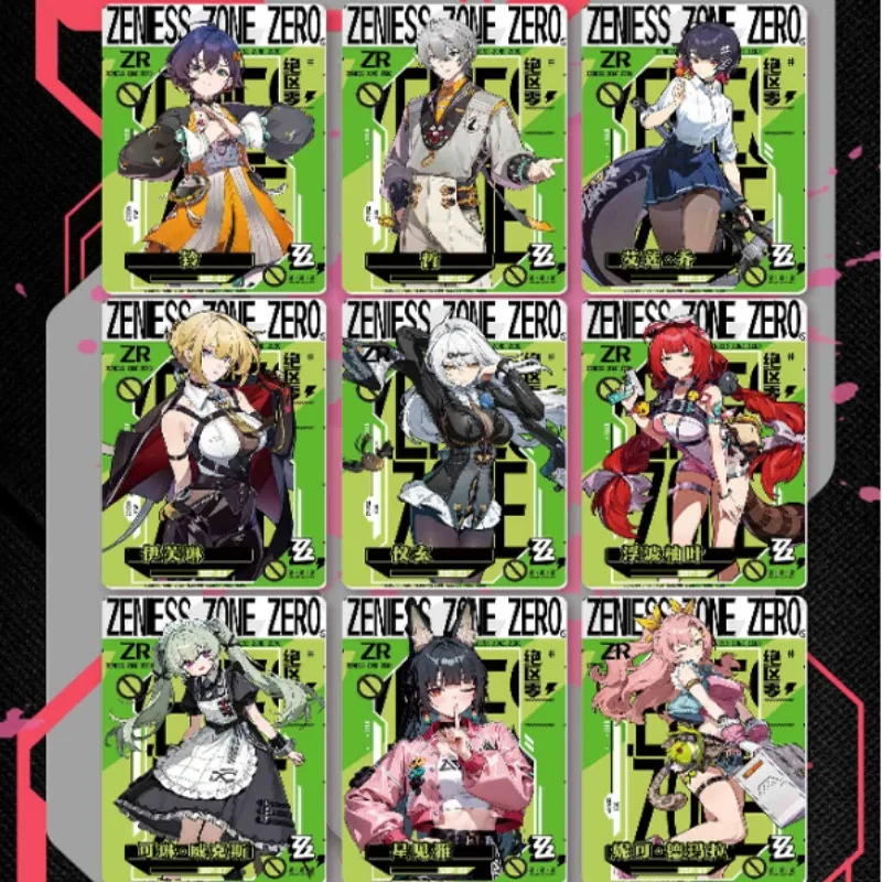 Zenless Zone Zero Card Ellen Joe Alexandrina Sebastiane Anime Game