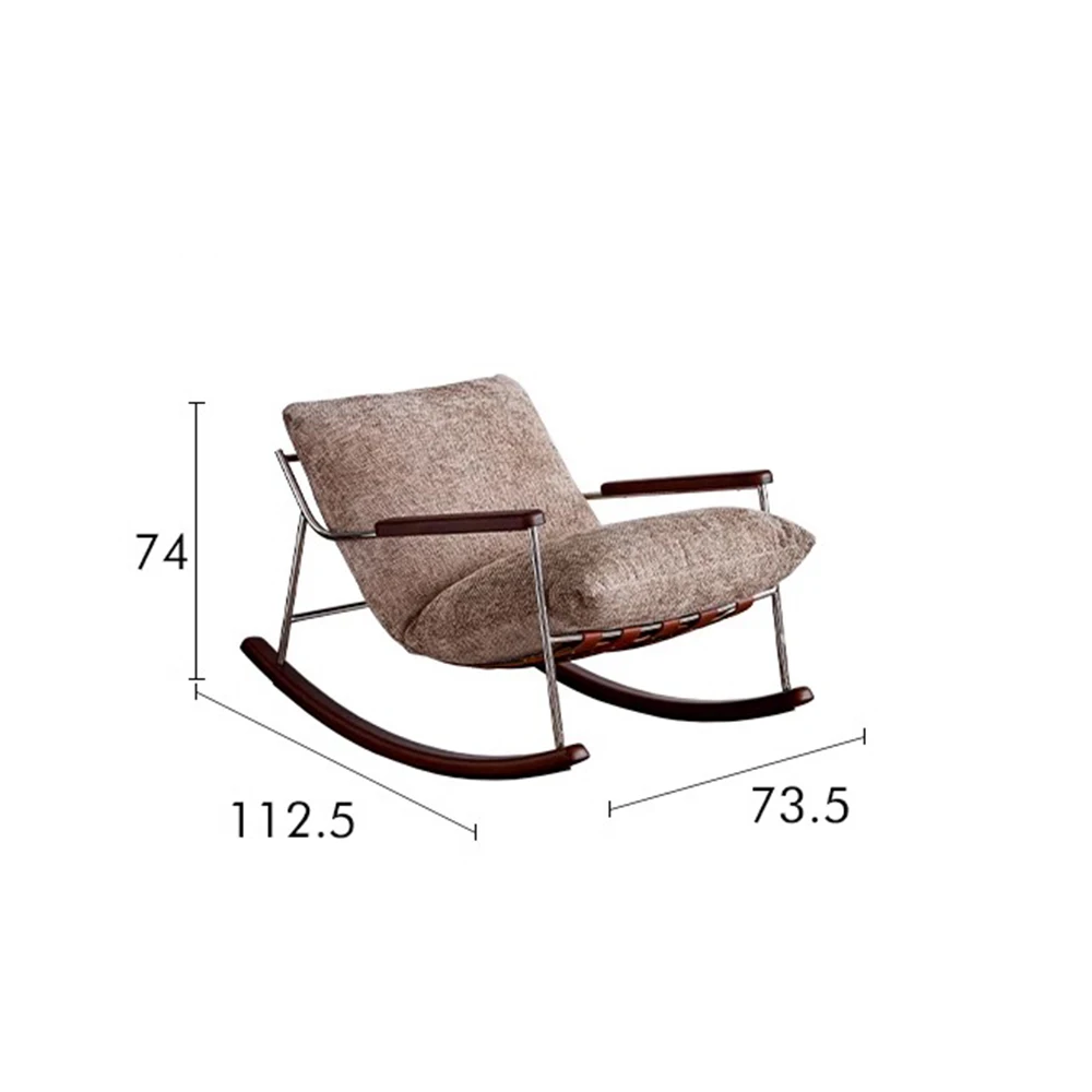 Footrest Arm Chairs Living Room Balcon Support Modern Rocking Chairs Nordic Design Articulos Para El Hogar Home Accessories