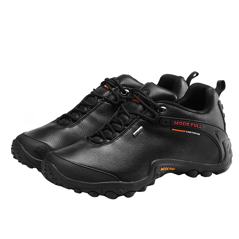 Cow Leather 2023 Winter Men Hiking Boots Women Outdoor Waterproof Treeking Snow Shoes Climbing Mountain Hunting Walking Sneakers