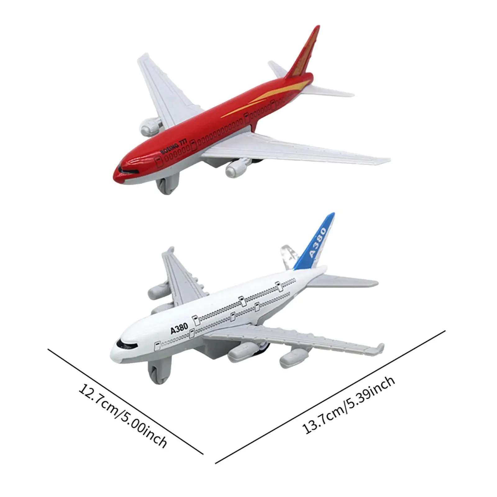 2 قطعة نموذج طائرة زخرفة مقلد لعبة الطائرات ألعاب أطفال طائرة للأرفف الموقد تذكارية الديكور مكتب #6