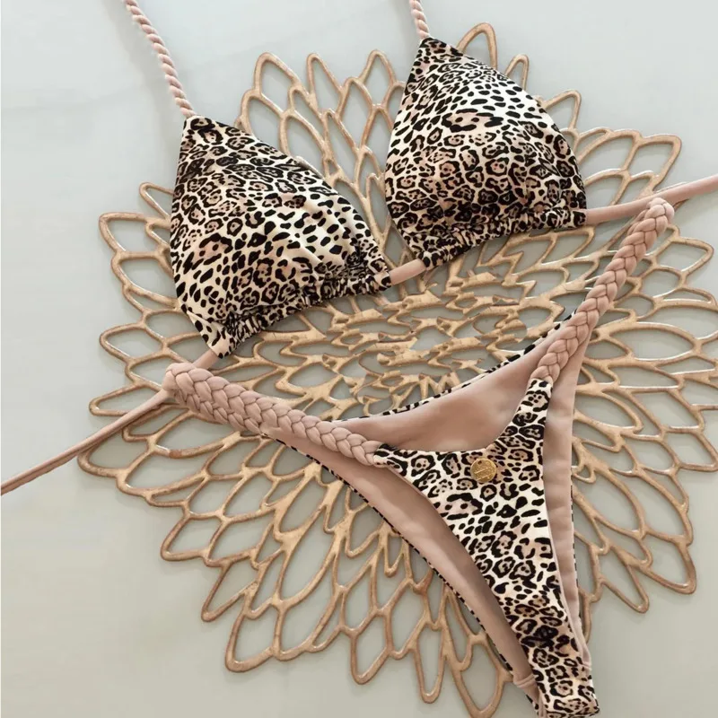 Bikinis sexys de verano, traje de baño para mujer, traje de baño para nadar, trajes de baño, conjunto de Bikini brasileño, ropa de playa, bañista para piscina