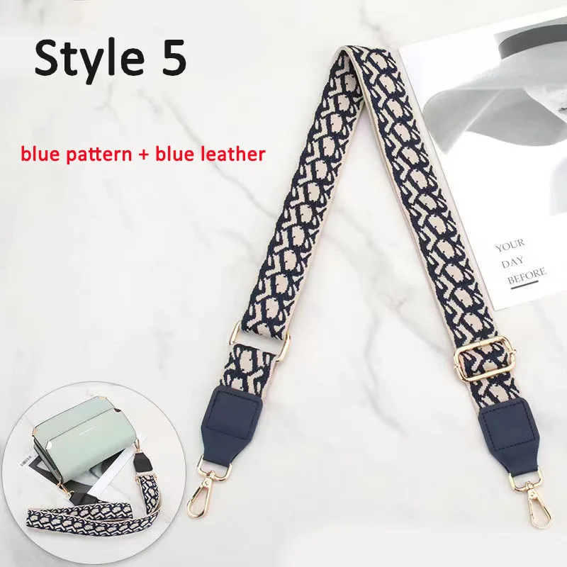 Fashion Element Belt Bag Straps Nylon Women Shoulder Strap Adjustable 3.8CM Wide Strap Parts for Bag Accessories Bag Handle